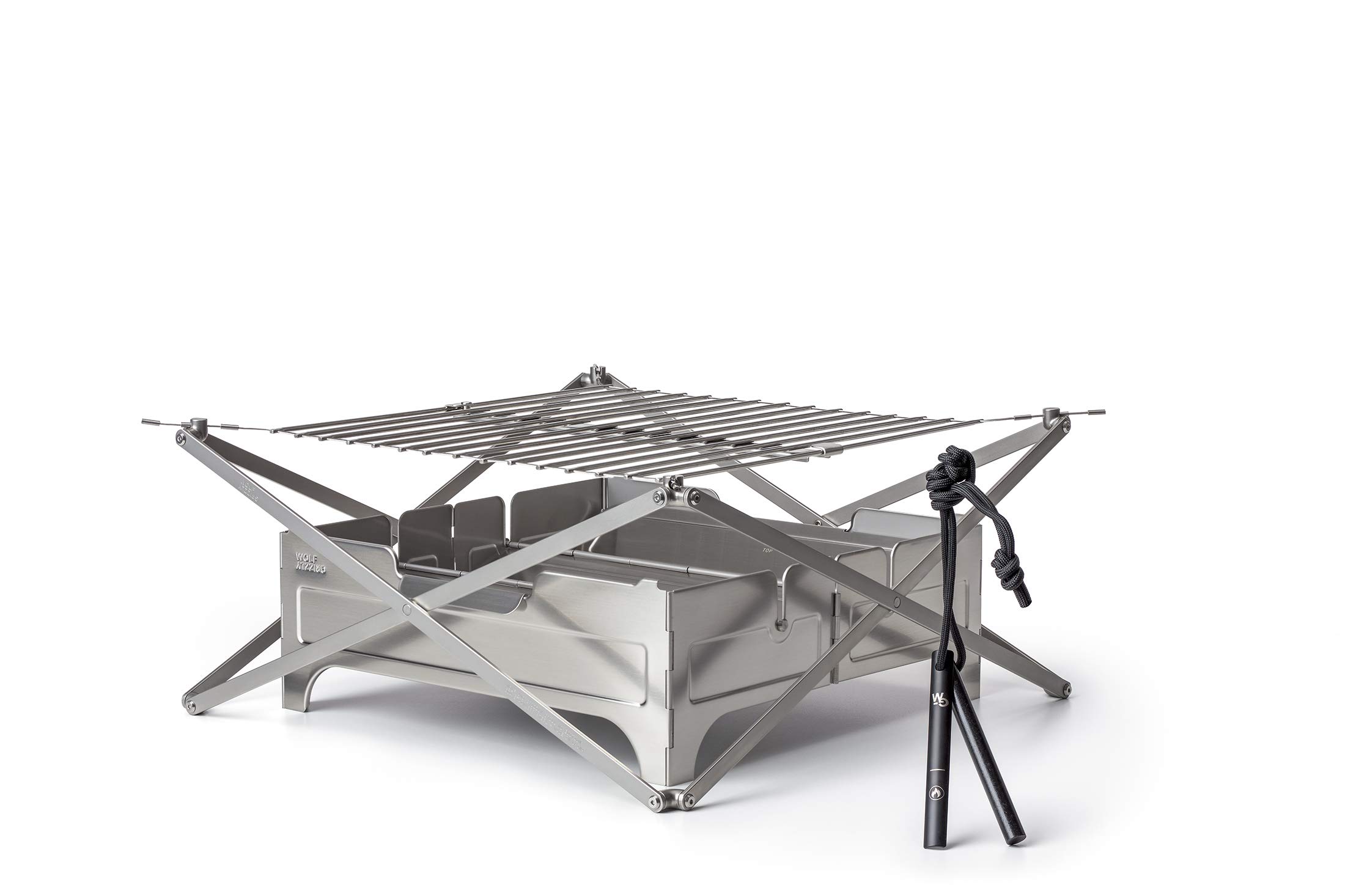 Amazon.com : Wolf and Grizzly Campfire Trio | Portable Fire Pit